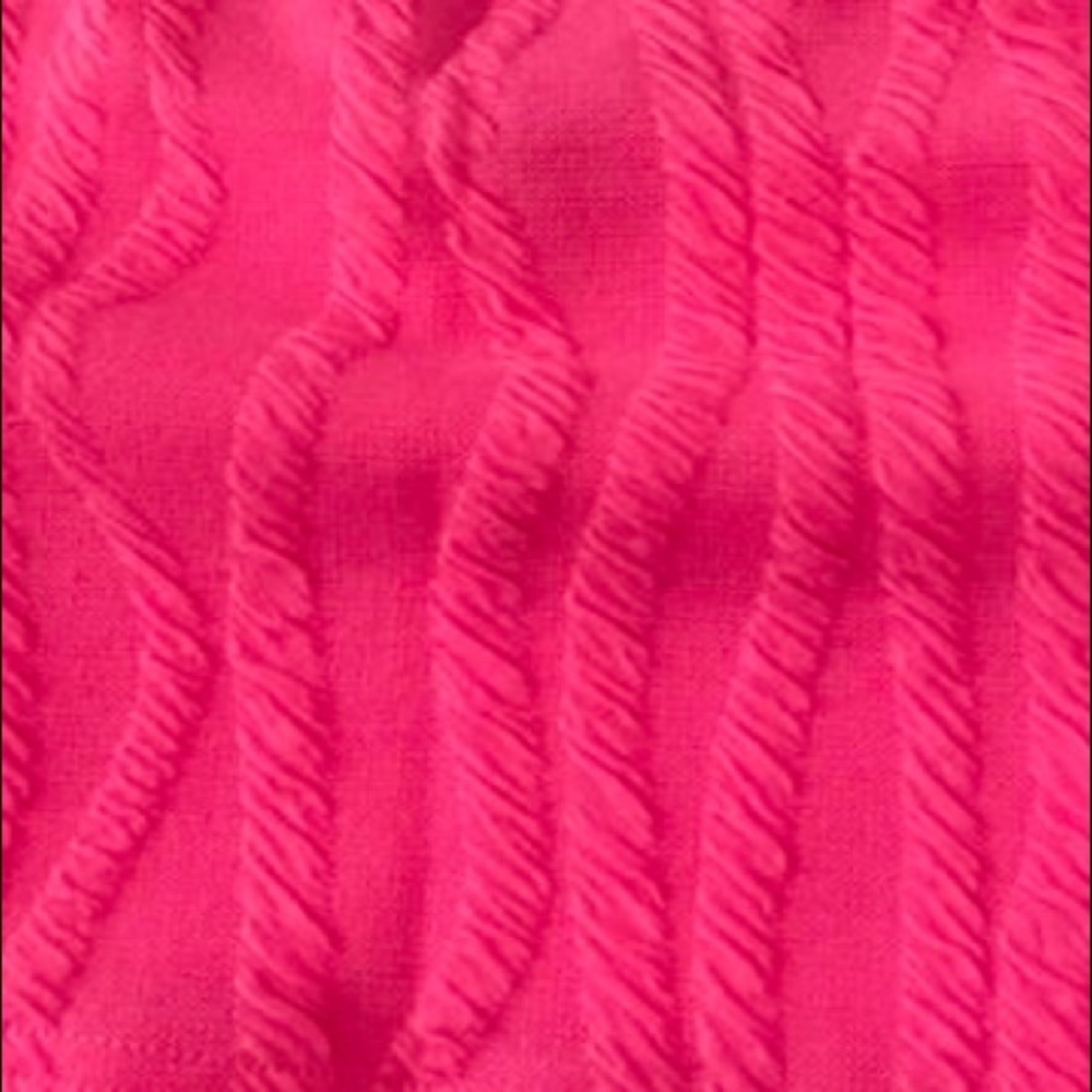 Hot Pink Textured Pink Cami Top Womens - Picture 5 of 6